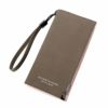 Matte handheld long hand loop bag with zipper, wallet, 2023, Japanese and Korean