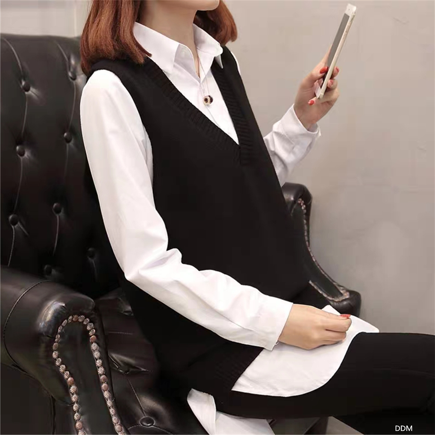 Gilet femme en Fil de base - Ref 3316512 Image 14