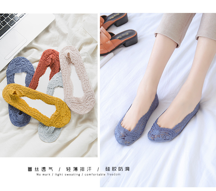 新款蕾丝船袜_06