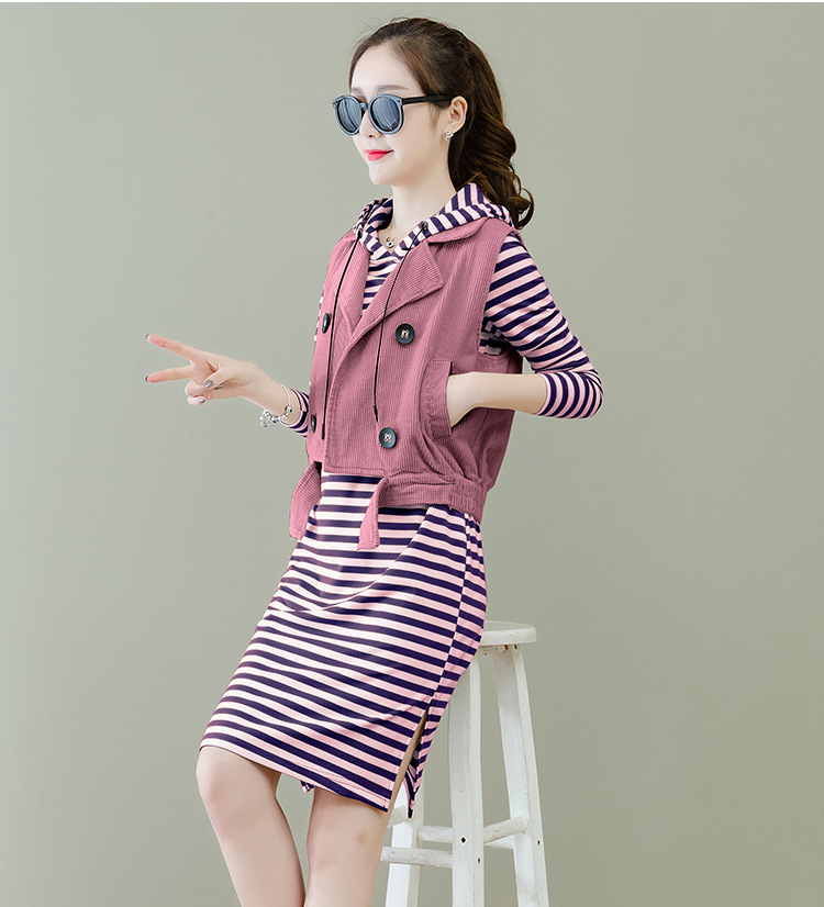 Costume femme en Velours côtelé - Ref 3333836 Image 16