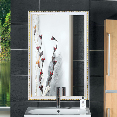Customized TOILET Bathroom mirror Rectangular Body Restroom toilet mirror Hung dresser