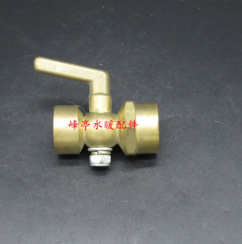 铜柄黄铜压力表二通旋塞阀 仪器仪表二通铜阀门 二通尼龙网铜表阀