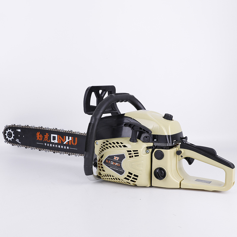 新款油锯链锯大功率家用伐木锯手动调节木工工具