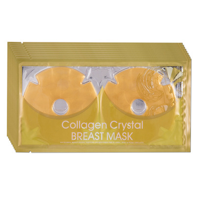 黄金胸膜贴OEM贴牌加工 胸部护理 胶原蛋白水晶胸贴胸膜 厂家批发