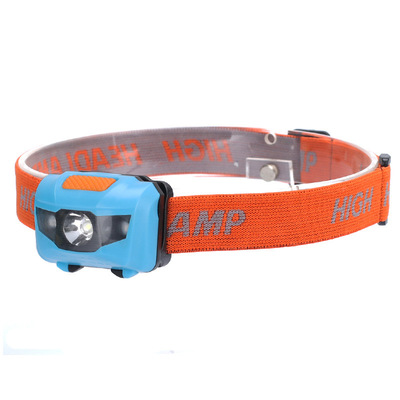 圣菲火户外led强光轻型头灯夜钓7号电池跑步野营防水迷你头灯批发