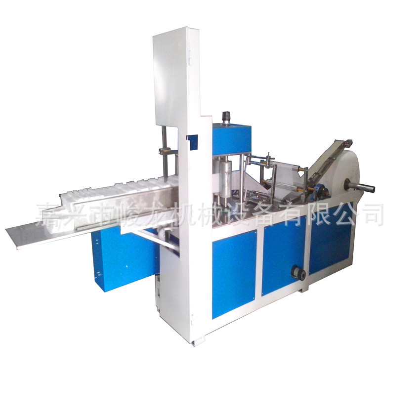 300型全自动无纺布压花折叠机 木浆布压花折叠裁切机 餐巾纸设备