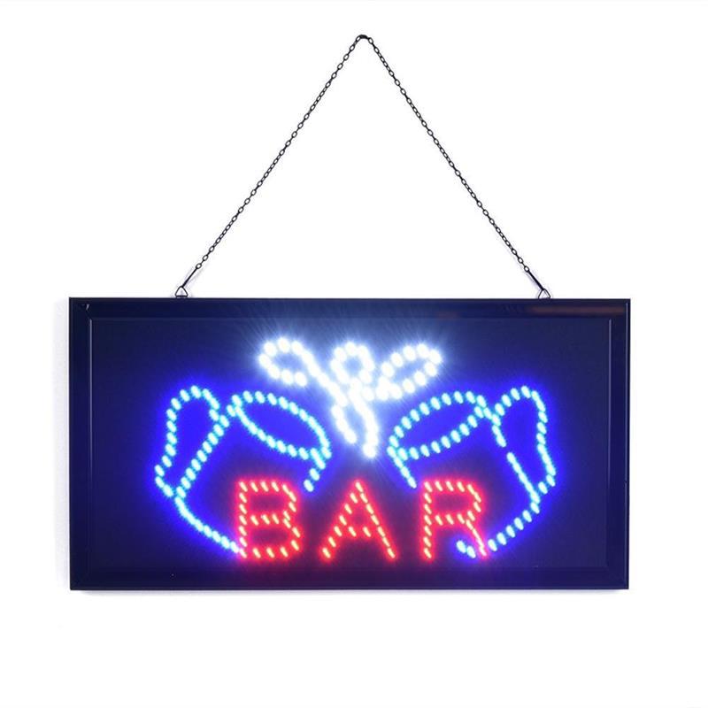 led指示牌   2种闪烁模式 25“x48”数字广告板 餐厅 酒吧