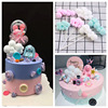 Cake decorative three -dimensional cloud 装 Ball Ball Cloud Cake Plug -in Baby Birthday Cloud Cake Decoration