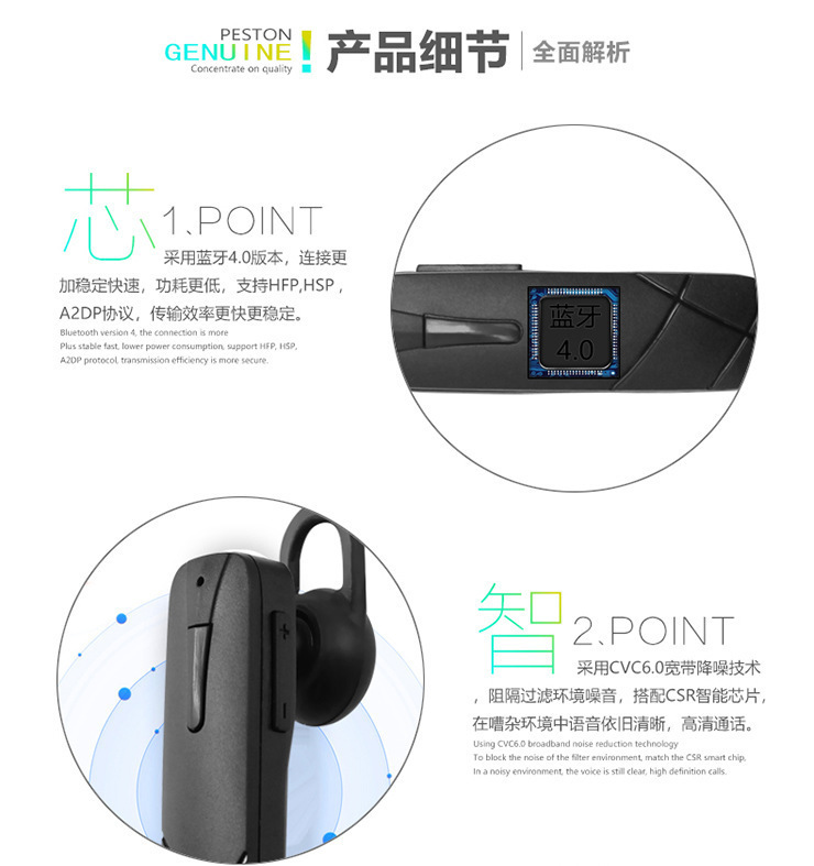 Casque bluetooth fonction appel connexion multipoints - Ref 3380429 Image 15