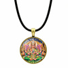 Accessory, pendant, suitable for import, India, with gem, wholesale