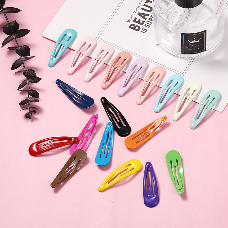 Korean New Color Drop-shaped Oil Drop Cheap Hairpin Wholesale display picture 2