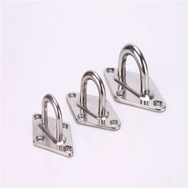 304不锈钢配件门扣挂钩吊钩菱形扣方形扣船用挂钩遮阳棚专用