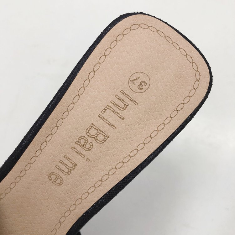 2024 Frühjahr/Sommer, sexy, schmale Absätze, mittlerer Absatz, spitzer Kopf, große Halbanhänger, Pailletten-Sandalen für Damen_voghion.com