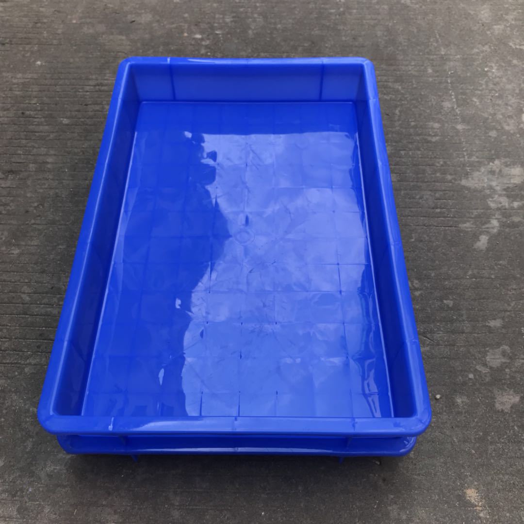 厂家批发塑料周转盘长方形周转盘食品盘零件储物盘加厚收纳浅方盘