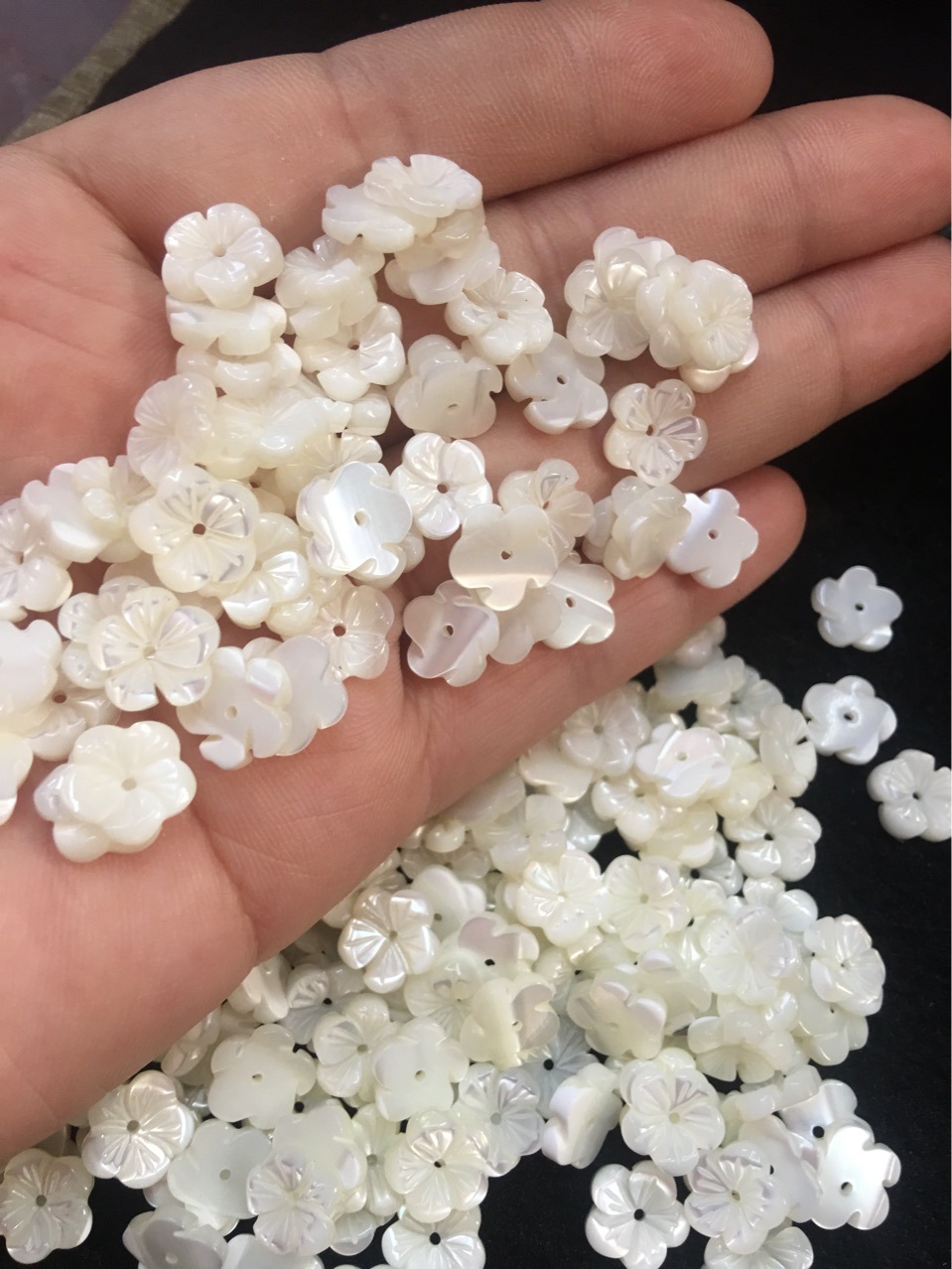 DIY Jewelry Accessories Classification 1 Piece Diameter 10mm Diameter 8mm Shell Flower DIY Jewelry Accessories Beads
