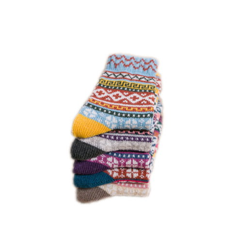 Adult Socks Wholesale Matsutake Cotton Products Autumn and Winter New Thick Warm Couple Rabbit Wool Socks Women Amazon