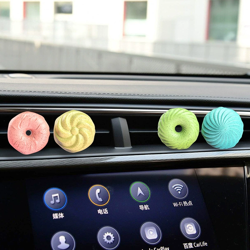 Новый автомобильный парфюм автомобильный Кондиционер на выходе воздуха пончик на выходе воздуха Эфирное масло ароматерапия украшения прочный легкий аромат