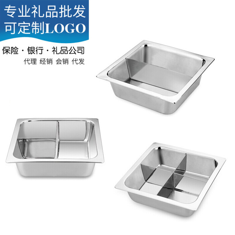 Extremely thick stainless steel Mandarin duck pot with lattice hot pot three-flavor Sun pot hot pot octagonal clear soup pot Extremely thick stainless steel Mandarin duck pot with lattice hot pot three-flavor Sun pot hot pot octagonal clear soup pot