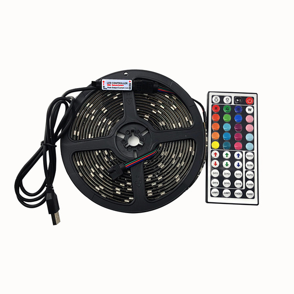 5VRGB light bar 5050USB color soft lamp band USB light with TV…