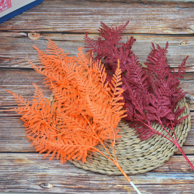 仿真花文竹迷霧凇 網紅天津婚慶花材 婚禮插花藝造景假花迷霧配草