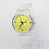 Watch, plastic fresh quartz watches PVC, wholesale