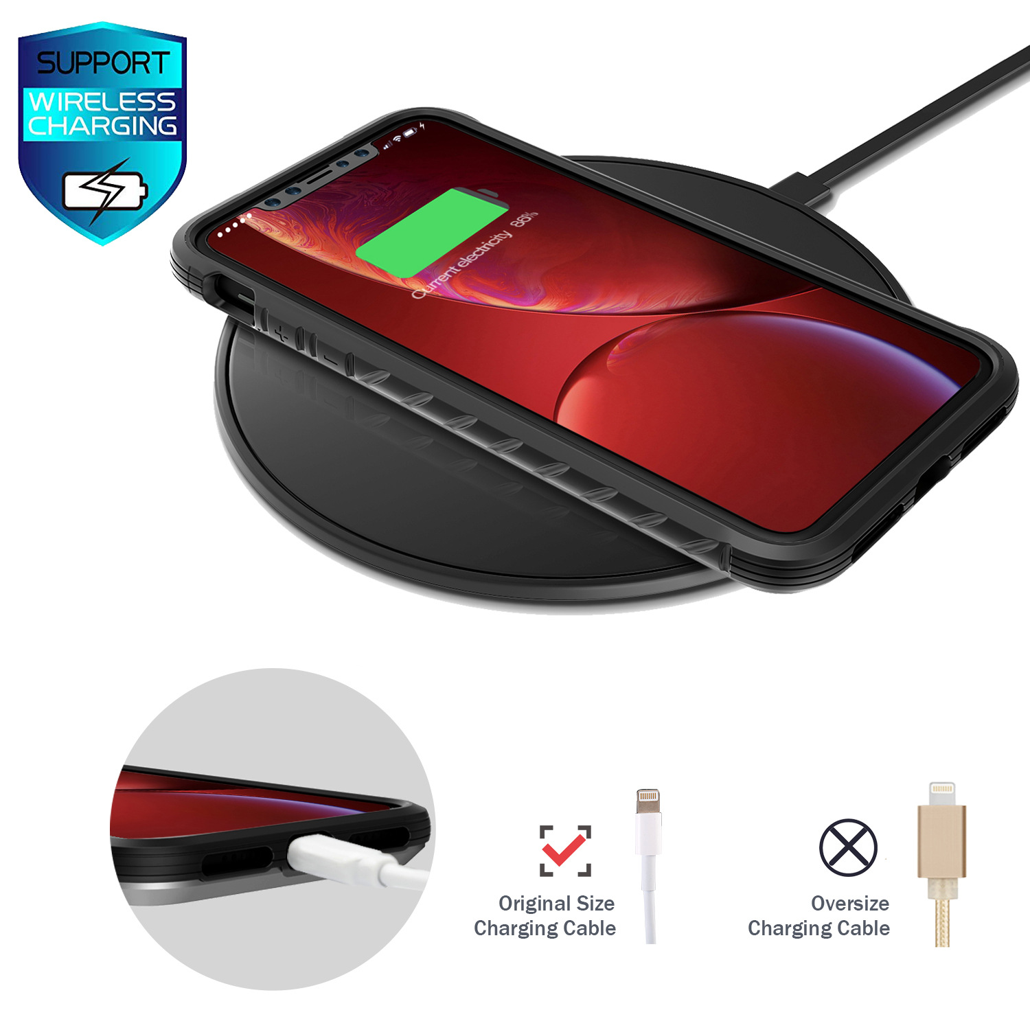 适用iPhone11手机壳 苹果11 pro max保护套透明PC防摔手机壳