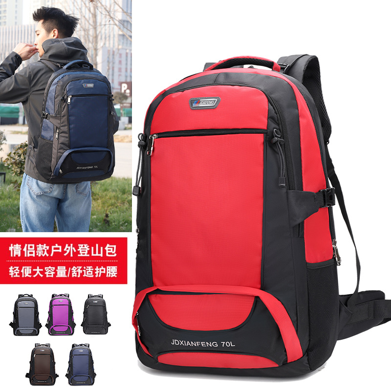 Capacious backpack for leisure