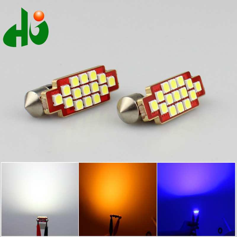 メーカー卸売車led読書灯ルーフライトダブルT8.5-15SMD3030琥珀光ブルーライト白|undefined