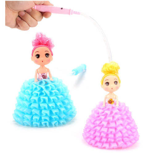 Internet celebrity ring toss wedding celebration throwing toys girl princess gift glowing doll hand-held bubble ball lantern 