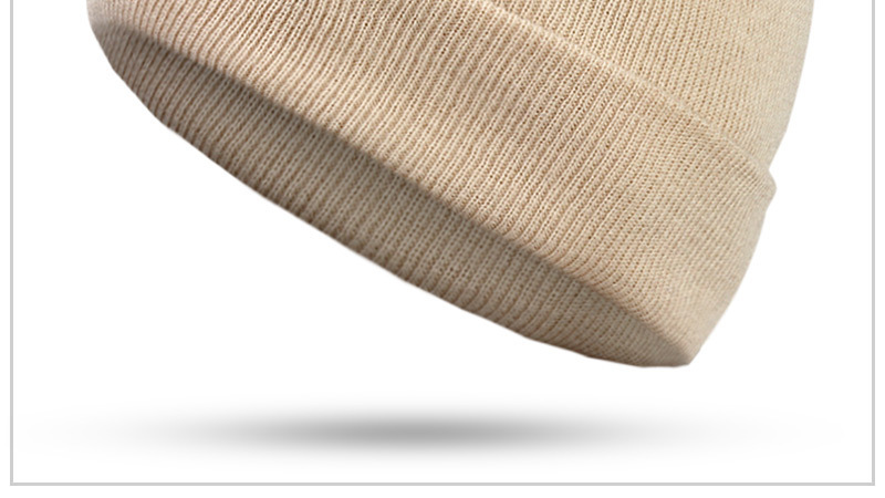 Unisex Autumn/winter warm woven ski hat with hip hop knit hat over cloth wool hat_voghion.com