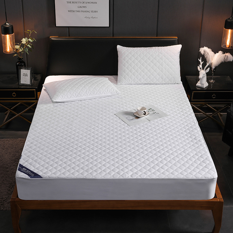 厂家直销防水夹棉床笠单件全棉1.8m床罩席梦思床垫保护套酒店批发