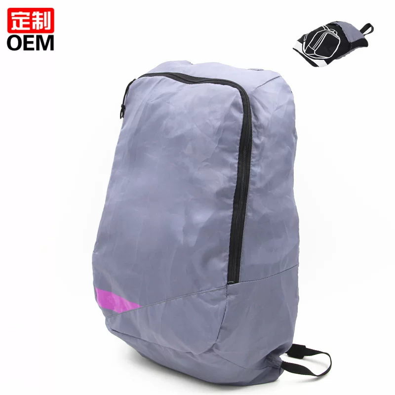 Ultra light waterproof folding backpack, handheld sports storage system, custom-made