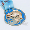 Manufacturer produces zinc alloy 3D three -dimensional metal dual -plated medals for sports sports finishing medals