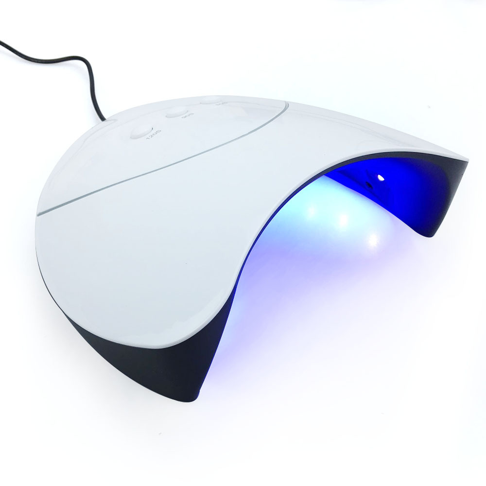 Lámpara de uñas Z3 36W tipo disco volador con doble luz UV/LED.
