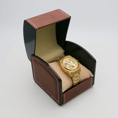 廠家現貨批發pu皮手表盒子  高檔時尚8*9*10cm首飾包裝盒 展示盒