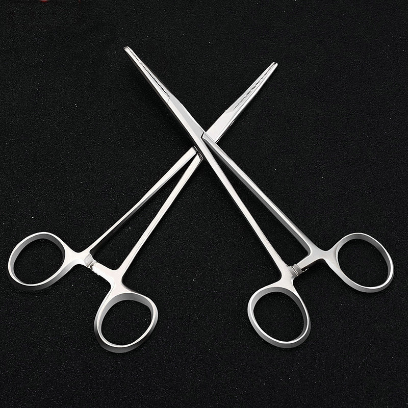 拔火罐钳子不锈钢平口钳直头弯头尖头镊子钓鱼宠物拔毛持针器批发