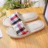 Summer slippers indoor for beloved, cartoon cloth suitable for men and women, Korean style, soft sole