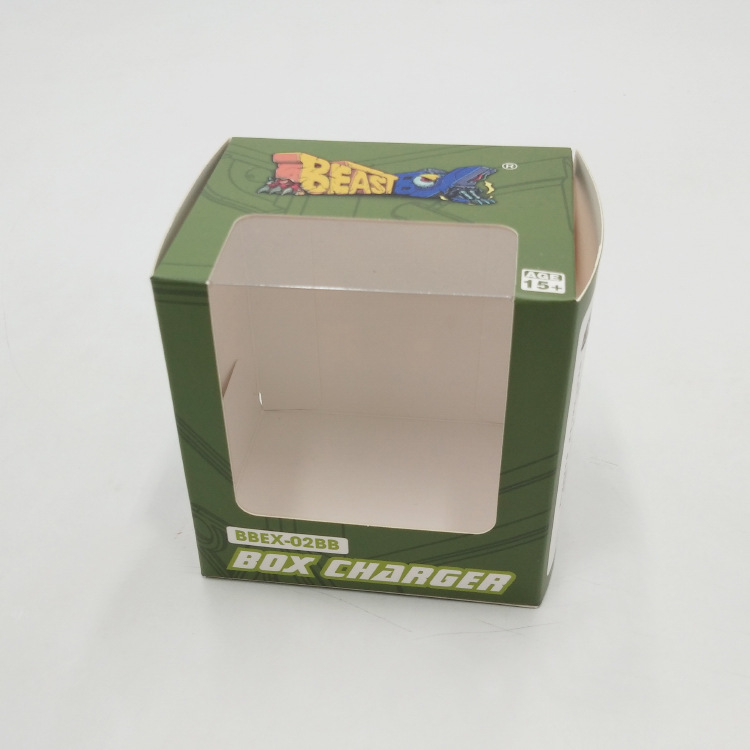 开窗吸塑玩具收纳彩盒  化妆品白卡折叠彩盒