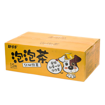 Autumn forest products Ahoy! Bubble 330ml*15 Bottle Red pomelo green tea