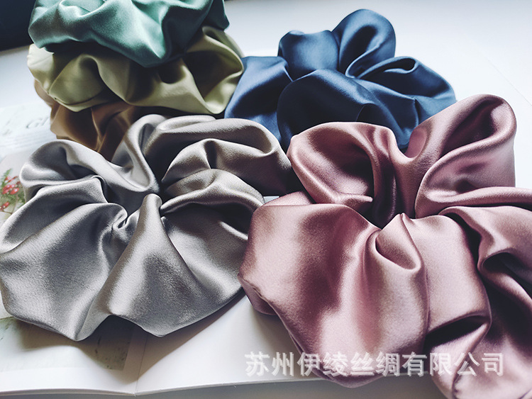 MAC010 Hijab Scrunchies silk hair ribbon from Mariam's Collection10