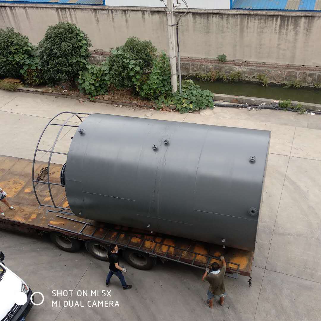 立式化工储罐 45立方钢衬塑贮罐 废酸液储存罐 卧式化工溶液储罐