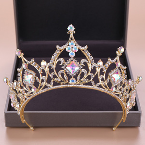 Hairpin hair clip hair accessories for women Crown Pin Crystal Crown Princess Birthday crown wedding headdress wedding accessories
