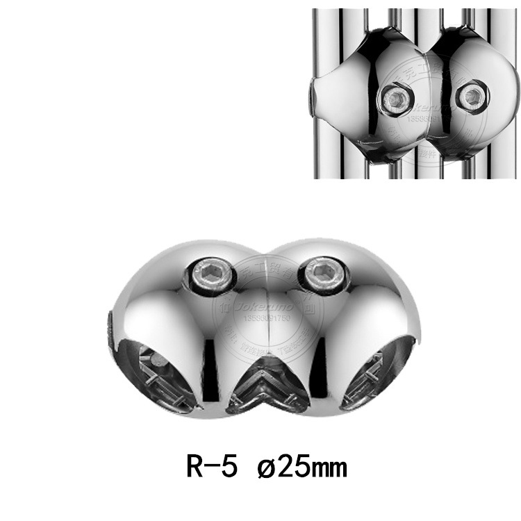 厂家直销管连接件 管接头 商超五金 Jokeruno  货架展架配件25mm