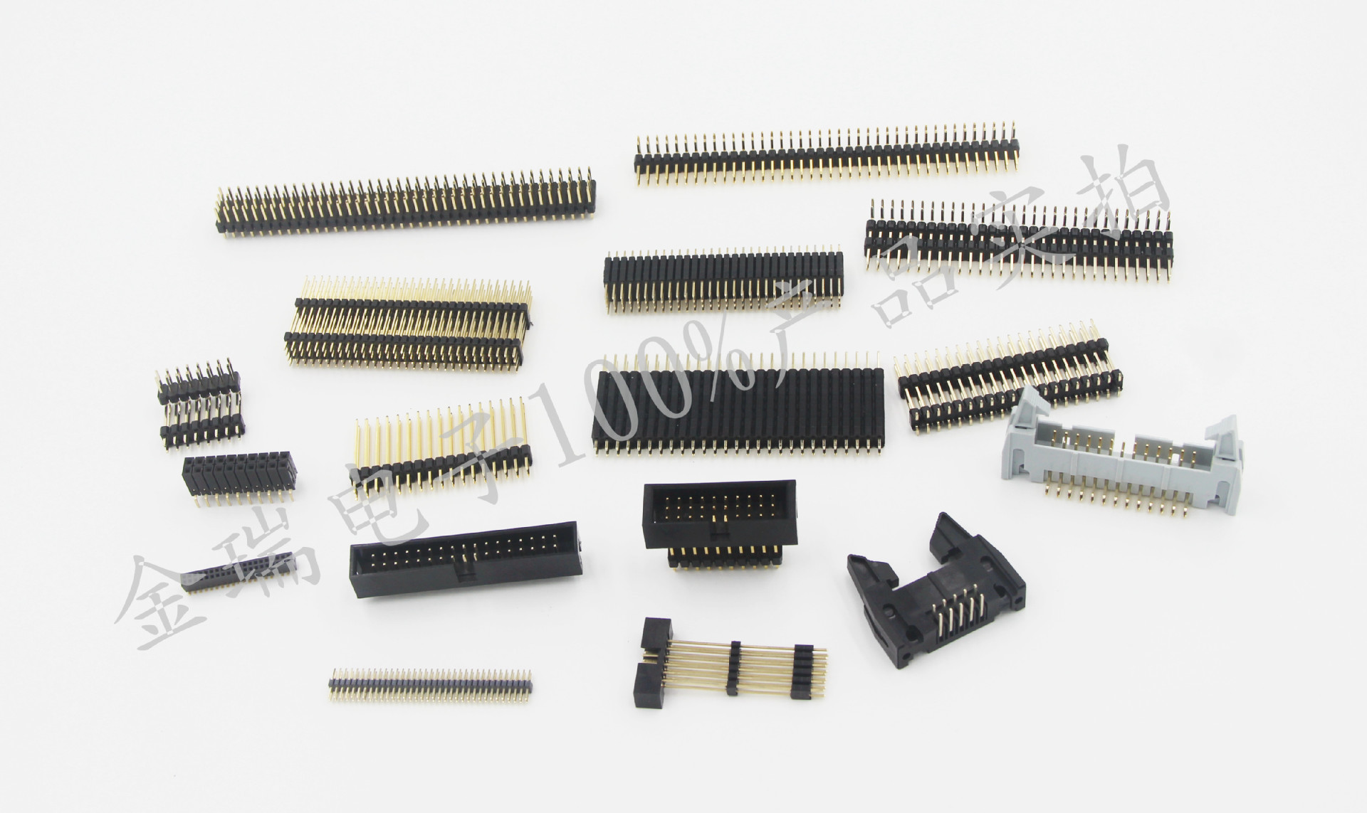 2.0mm间距四排排母 塑高6.4mm 4X12P 180度直插排母连接器-阿里巴巴