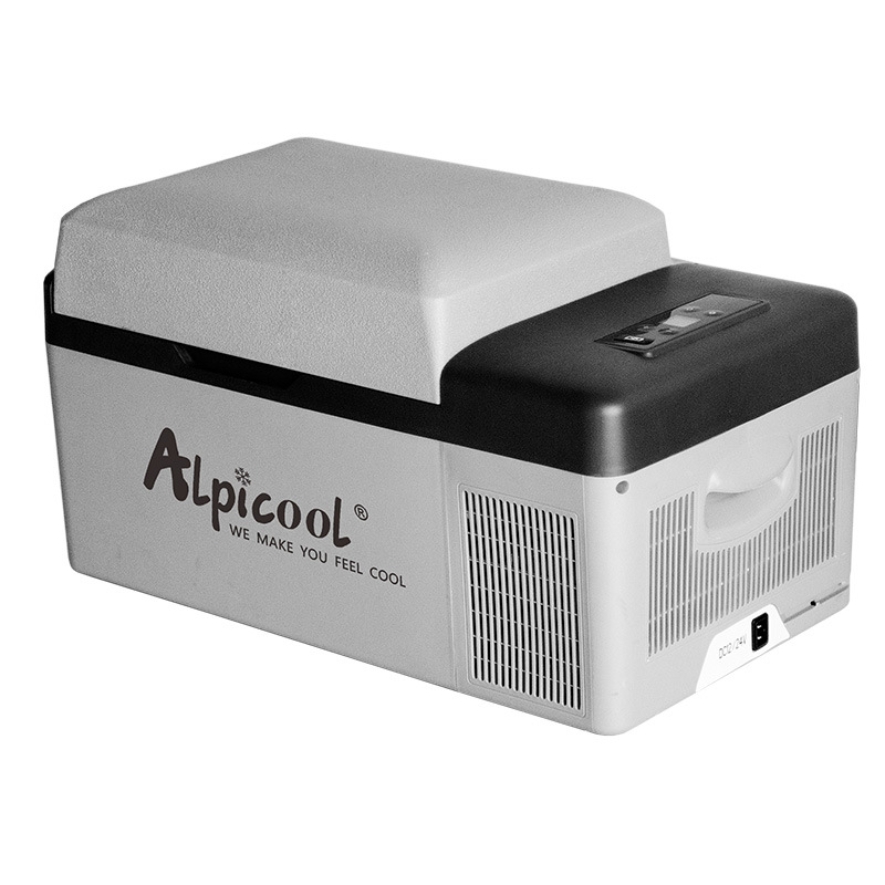 冰虎压缩机车载冰箱20升车家两用锂电续航快速制冷藏迷你小冰箱