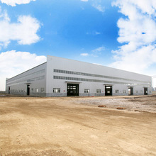 定制工业钢构车间 防火EPS板 大空间 出口非洲 免费设计图纸