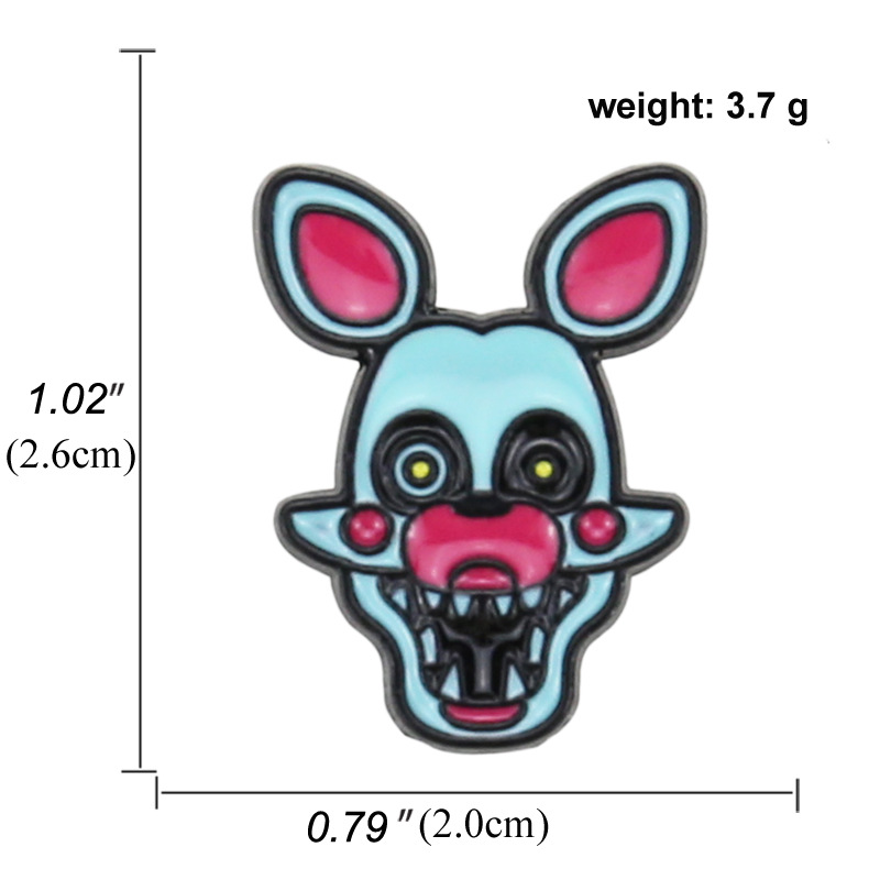 7g Weight Brooches Classification Holiday, Cocktail Party Occasion Alloy Material Animal, Cartoon Pattern Unisex Gender Enamel Design Hip-Hop, Funny Style Hip-Hop Funny Pin Animal Cartoon Alloy Enamel Unisex Brooches 1