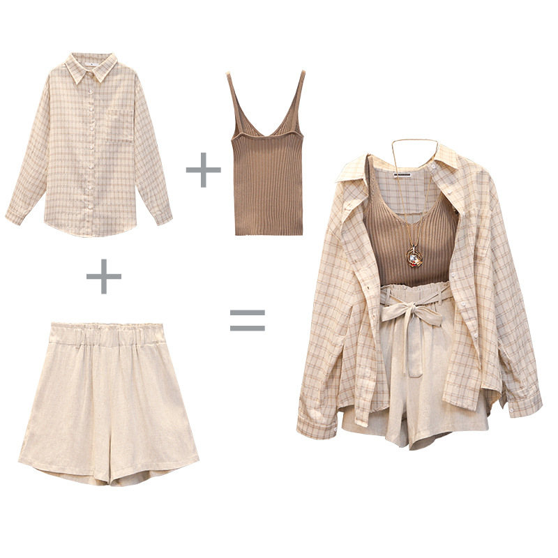 Costume femme en Coton et lin - Ref 3334136 Image 3