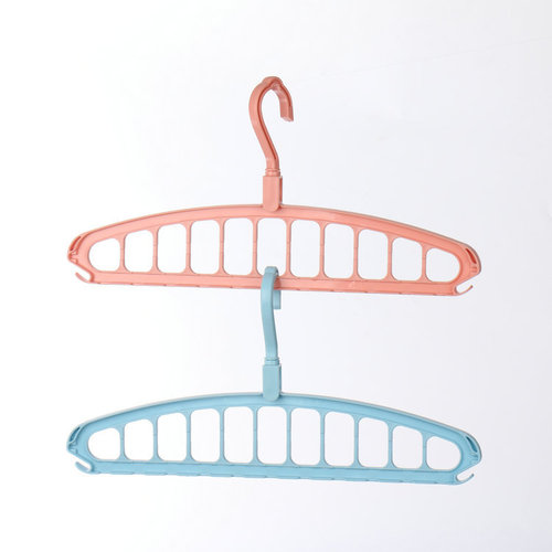 11-hole rotating magic underwear rack, multi-functional children's folding multi-hole hanger, indoor wardrobe drying clothes rack
