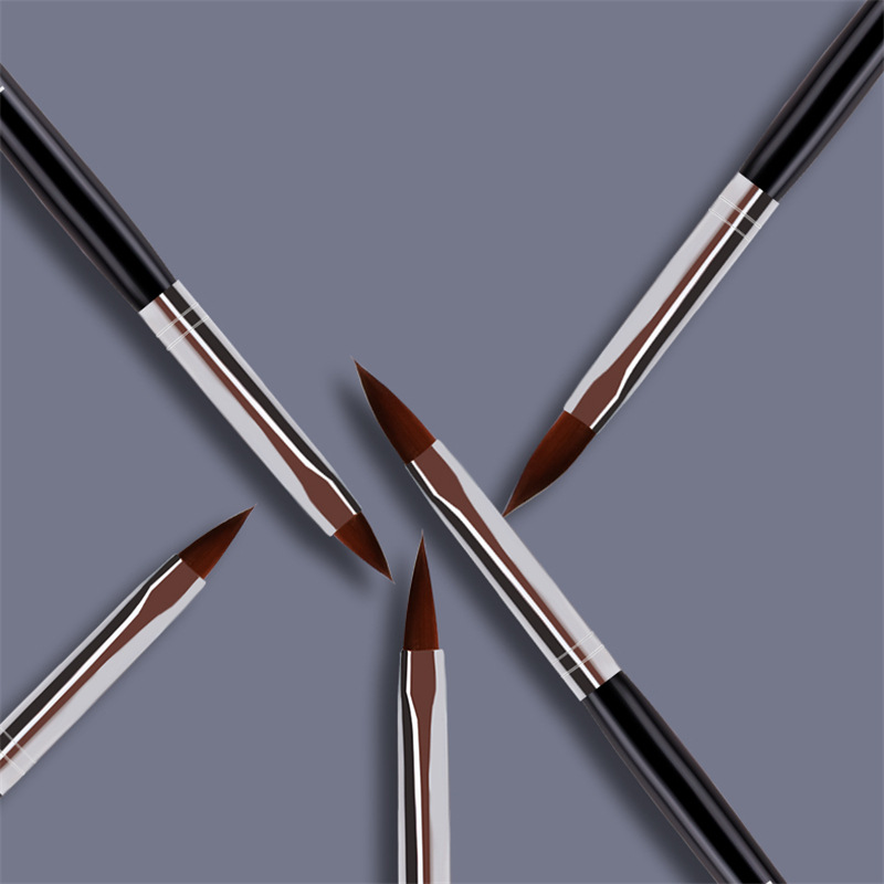 5 unids Varilla Negro nail art Crystal pen Crystal Nail especial tallada pluma de cristal traje de la pluma 5 Unids ventas directas de la fábrica